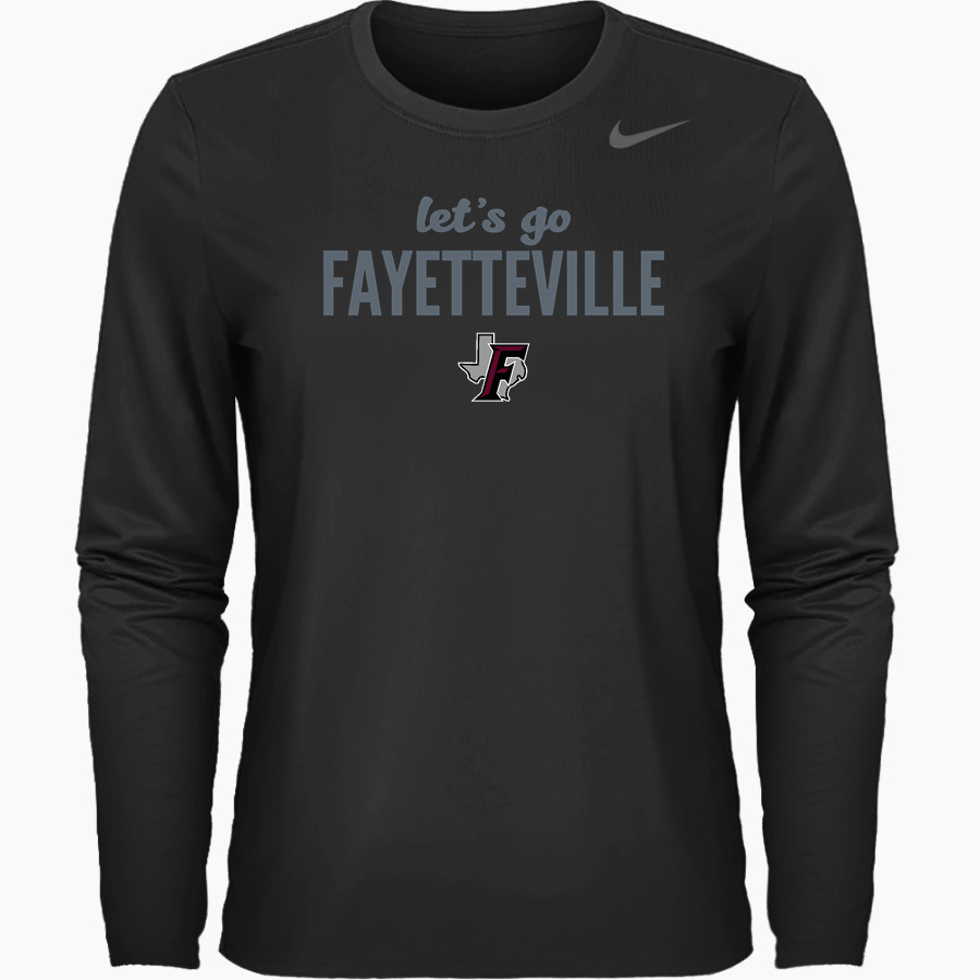 FAYETTEVILLE HIGH SCHOOL LIONS Nike Women's Team Legend Long Sleeve Tee