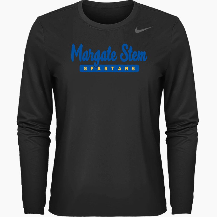 Margate STEM Spartans <span class="pdp-name-mascot">MARGATE STEM MAGNET Spartans</span> Nike Women's Team Legend Long Sleeve Tee