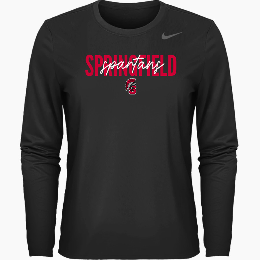 SPRINGFIELD SPARTANS The Online Store Nike Women's Team Legend Long Sleeve Tee