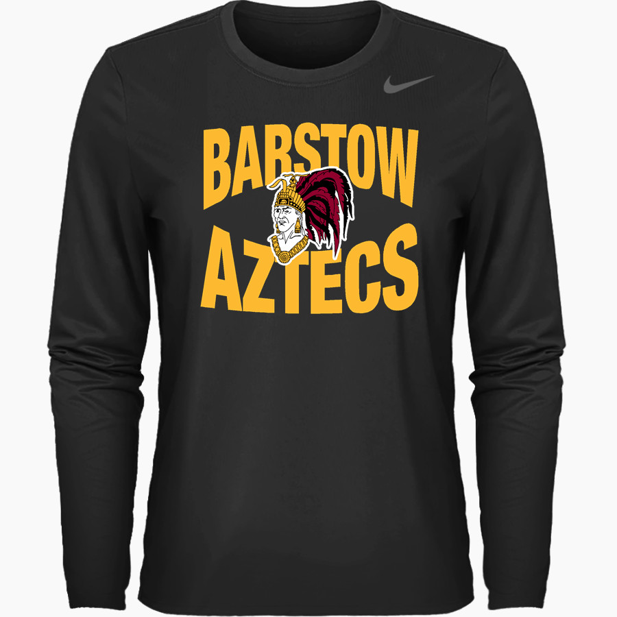 BARSTOW HIGH SCHOOL AZTECS <span class="pdp-name-mascot">BARSTOW AZTECS</span> Nike Women's Team Legend Long Sleeve Tee