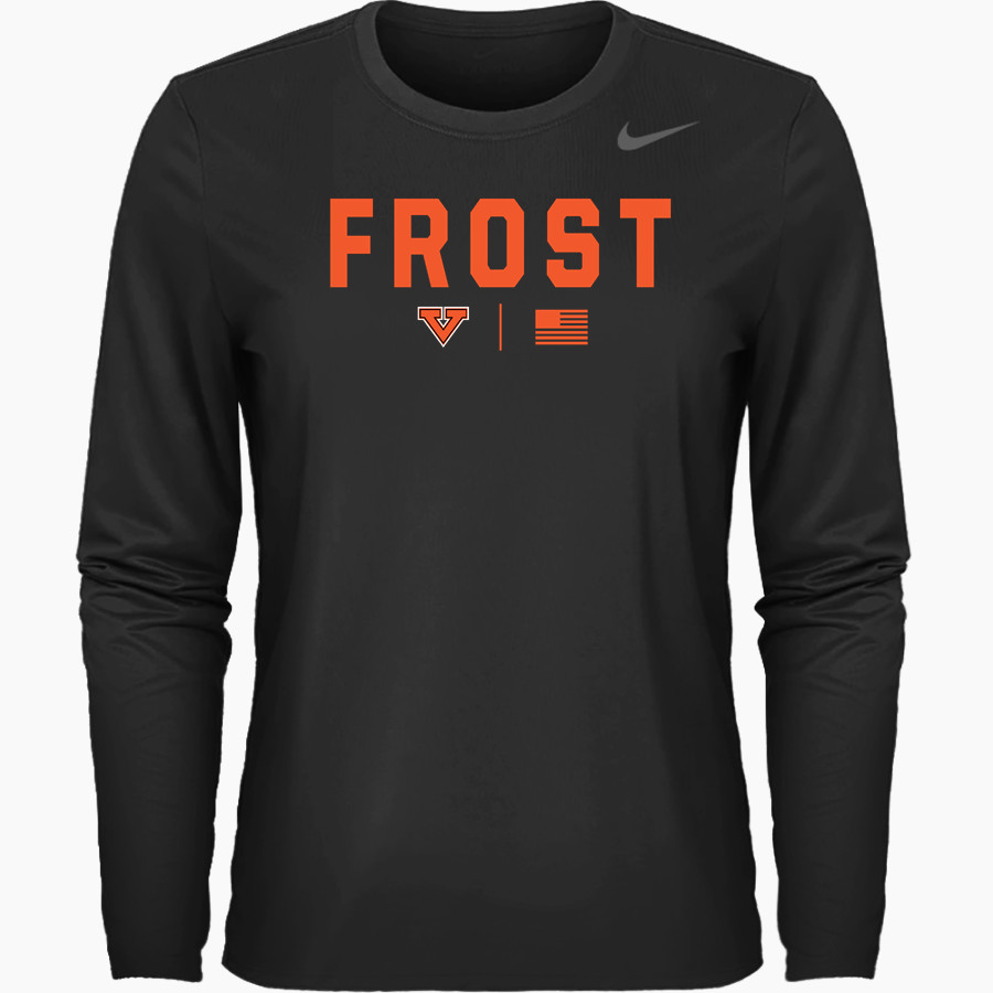 Frost Vikings Nike Women's Team Legend Long Sleeve Tee