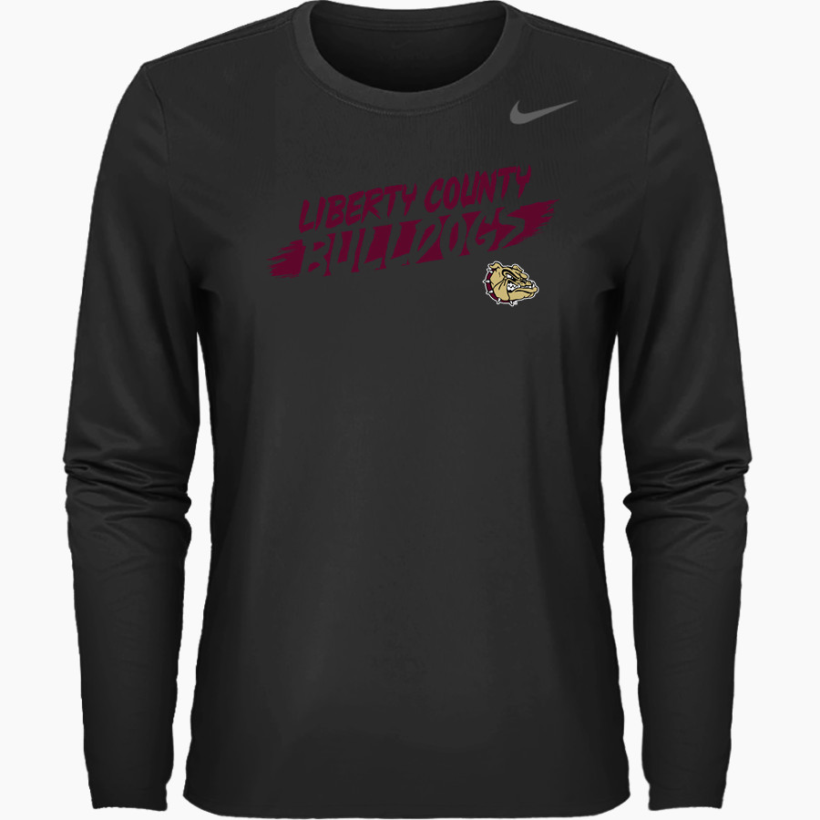 LIBERTY COUNTY HIGH SCHOOL BULLDOGS <span class="pdp-name-mascot">LIBERTY COUNTY BULLDOGS</span> Nike Women's Team Legend Long Sleeve Tee