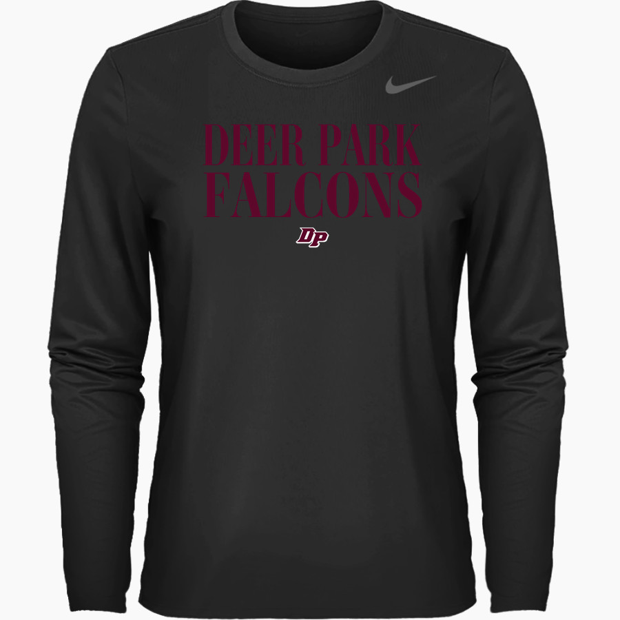 Deer Park Falcons <span class="pdp-name-mascot">Deer Park Falcons</span> Nike Women's Team Legend Long Sleeve Tee