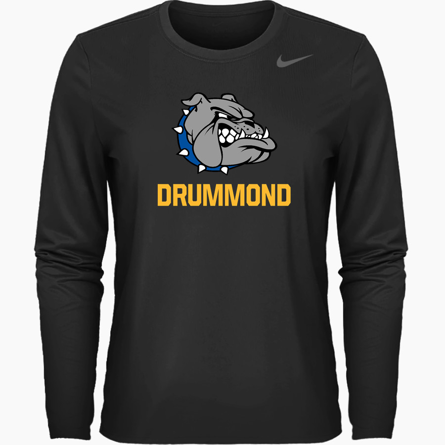 Drummond Bulldogs Nike Women's Team Legend Long Sleeve Tee