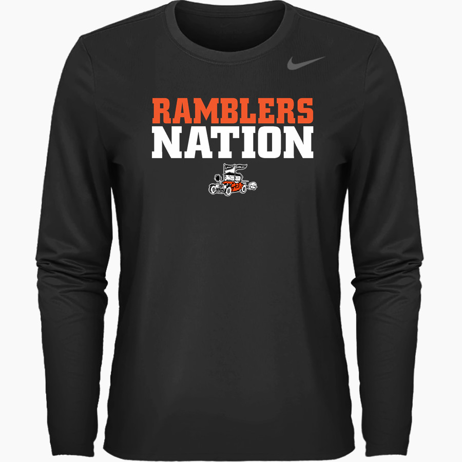 Lafayette Ramblers Nike Women's Team Legend Long Sleeve Tee