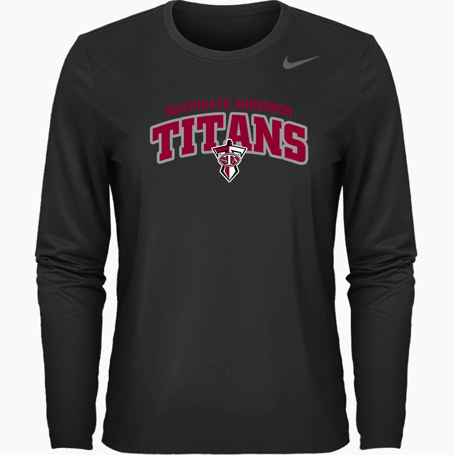 SOUTHGATE ANDERSON HIGH SCHOOL TITANS Nike Women's Team Legend Long Sleeve Tee