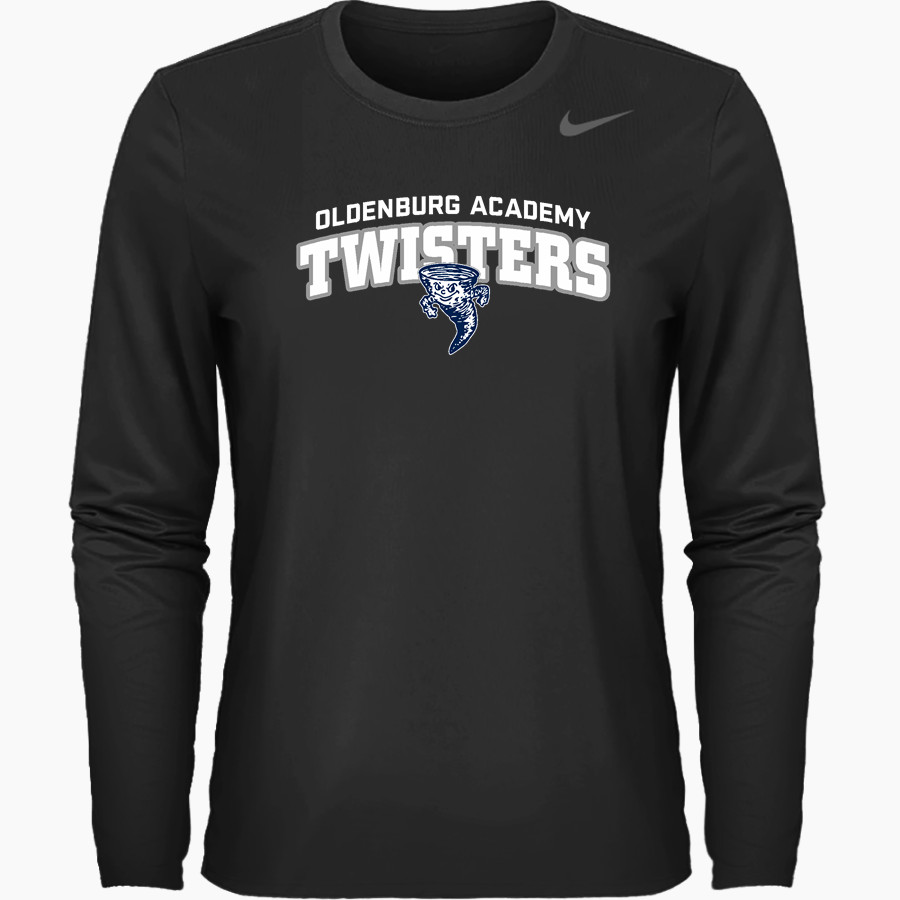 OLDENBURG ACADEMY TWISTERS Nike Women's Team Legend Long Sleeve Tee