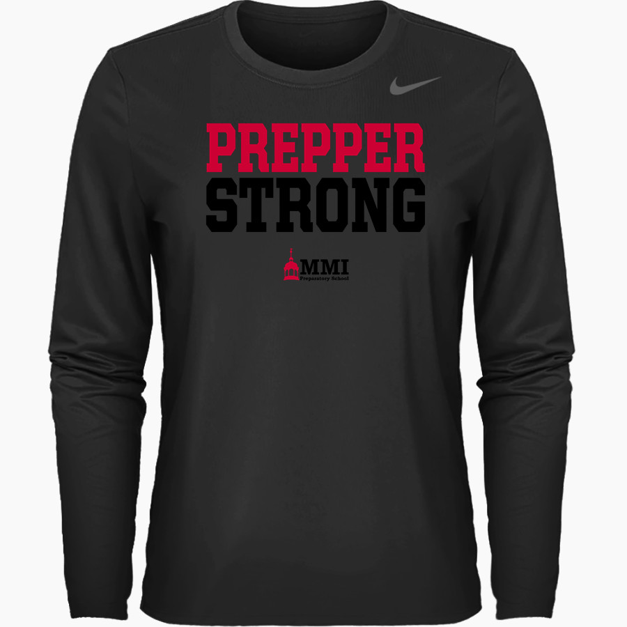 MMI PREPARATORY SCHOOL PREPPERS <span class="pdp-name-mascot">MMI PREPARATORY PREPPERS</span> Nike Women's Team Legend Long Sleeve Tee