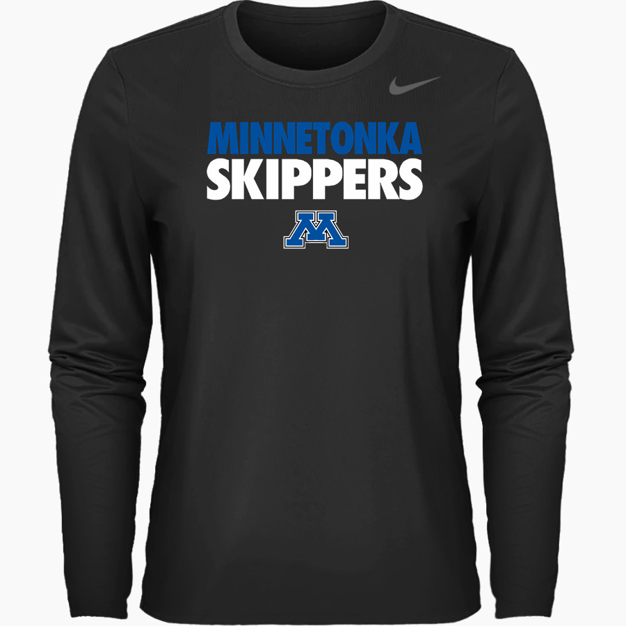 Minnetonka Skippers Nike Women's Team Legend Long Sleeve Tee