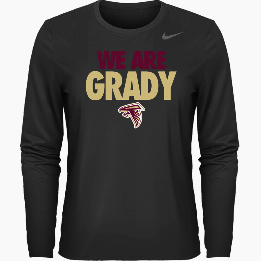 WM E GRADY VOC TECH SCHOOL FALCONS <span class="pdp-name-mascot">GRADY HIGH SCHOOL FALCONS</span> Nike Women's Team Legend Long Sleeve Tee