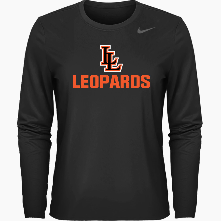 LINDSAY SCHOOL DISTRICT 9 LEOPARDS <span class="pdp-name-mascot">LINDSAY LEOPARDS</span> Nike Women's Team Legend Long Sleeve Tee