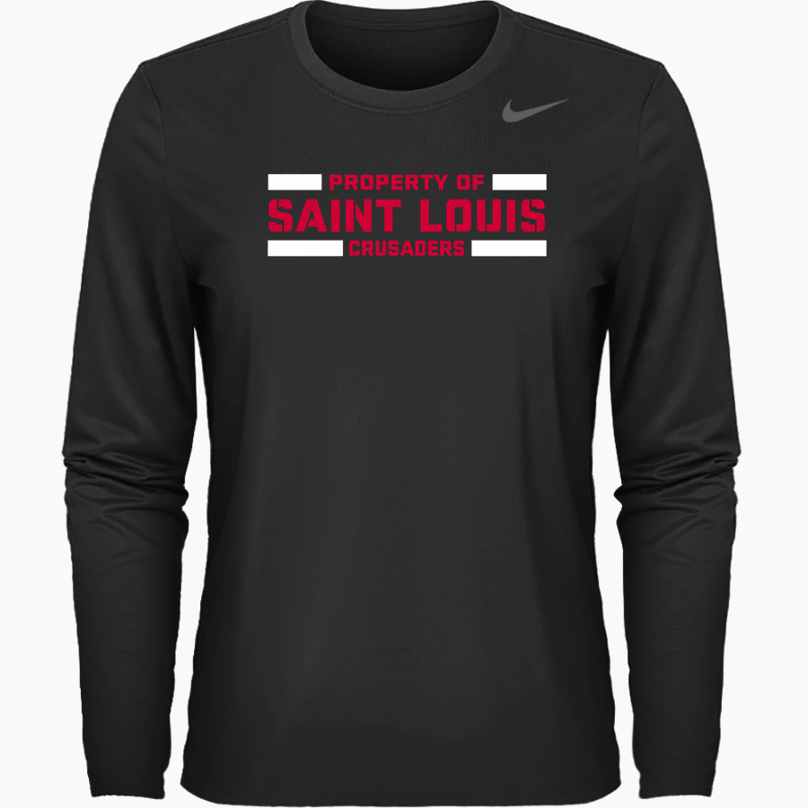 Saint Louis Crusaders <span class="pdp-name-mascot">Saint Louis Crusaders</span> Nike Women's Team Legend Long Sleeve Tee