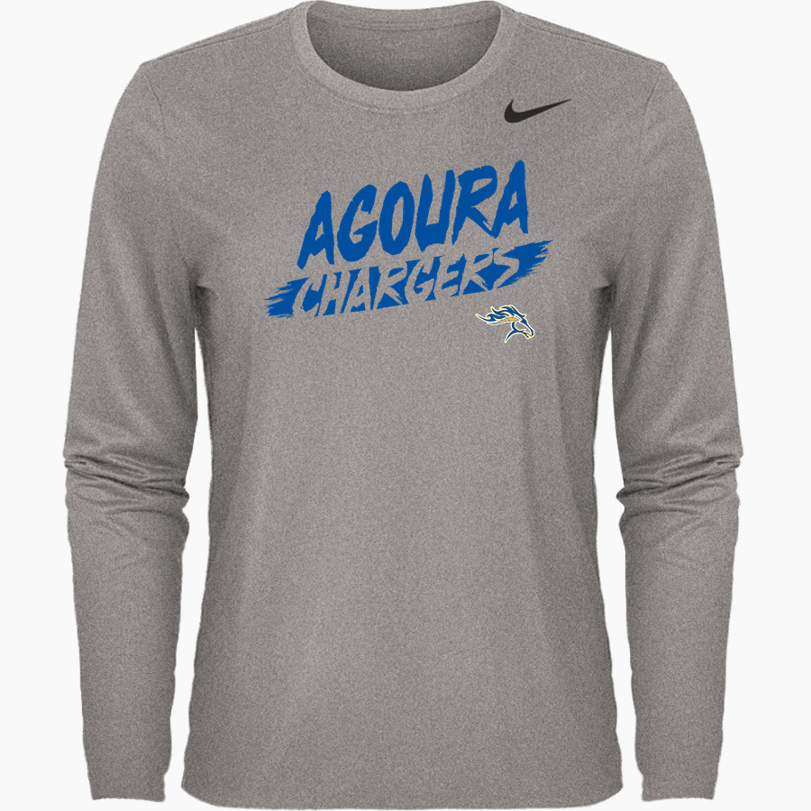 AGOURA HIGH SCHOOL CHARGERS Nike Women's Team Legend Long Sleeve Tee