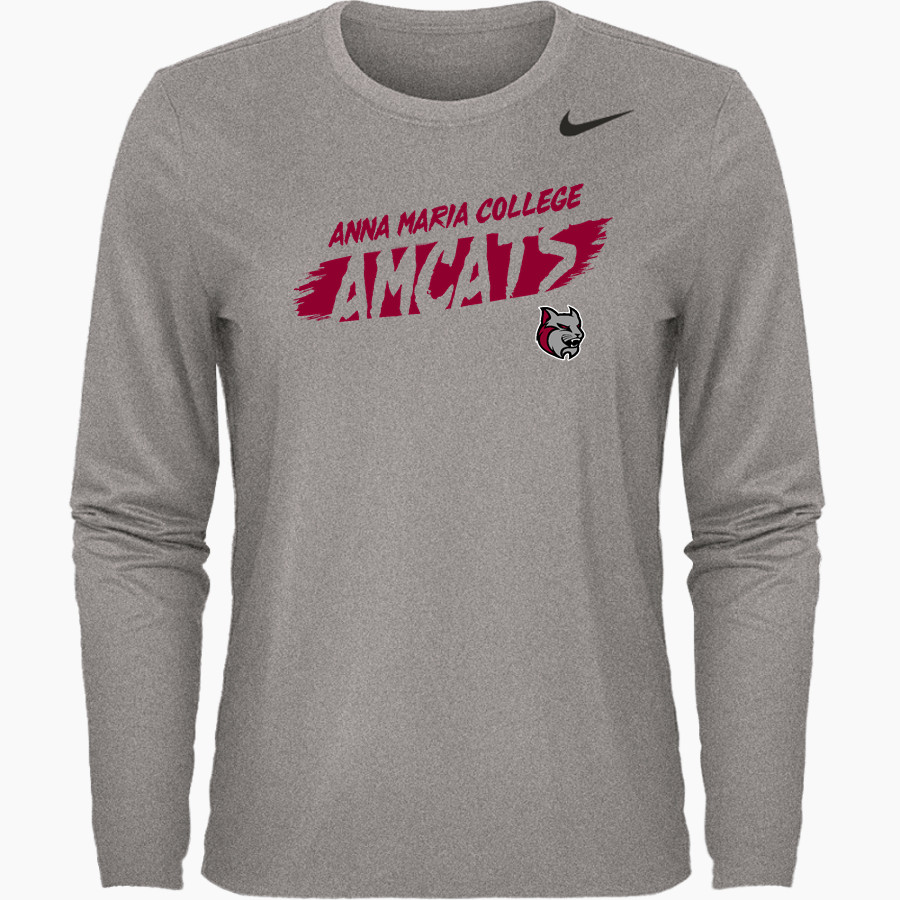 Anna Maria College Amcats <span class="pdp-name-mascot">Anna Maria College Amcats</span> Nike Women's Team Legend Long Sleeve Tee