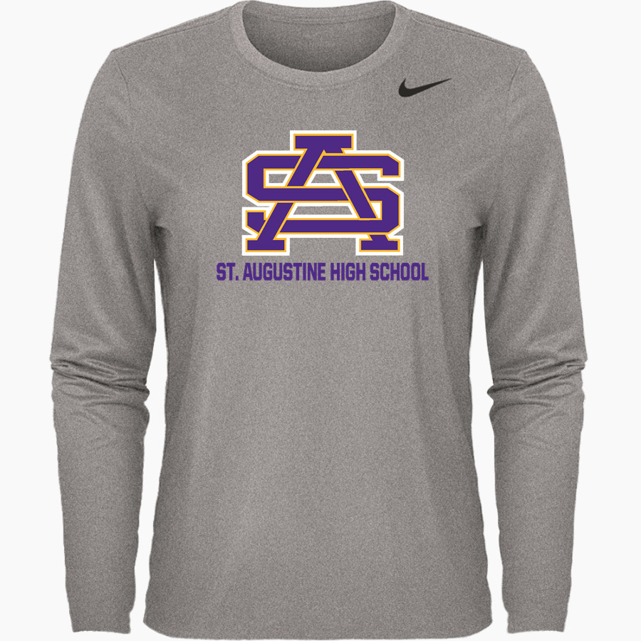 ST. AUGUSTINE HIGH SCHOOL PURPLE KNIGHTS Nike Women's Team Legend Long Sleeve Tee