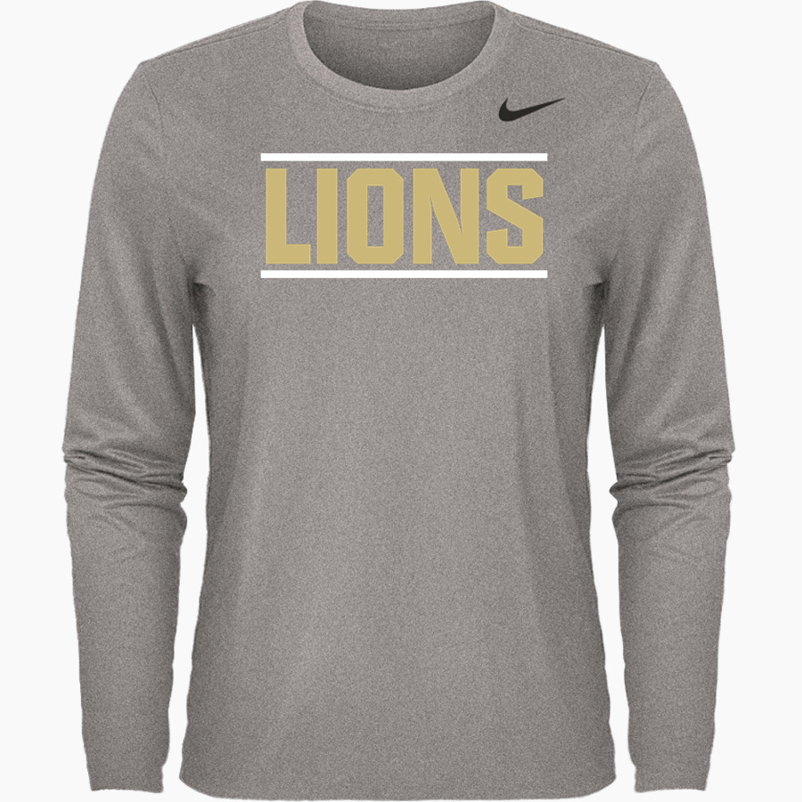 LEVERETTS CHAPEL HIGH SCHOOL LIONS <span class="pdp-name-mascot">LEVERETTS CHAPEL LIONS</span> Nike Women's Team Legend Long Sleeve Tee