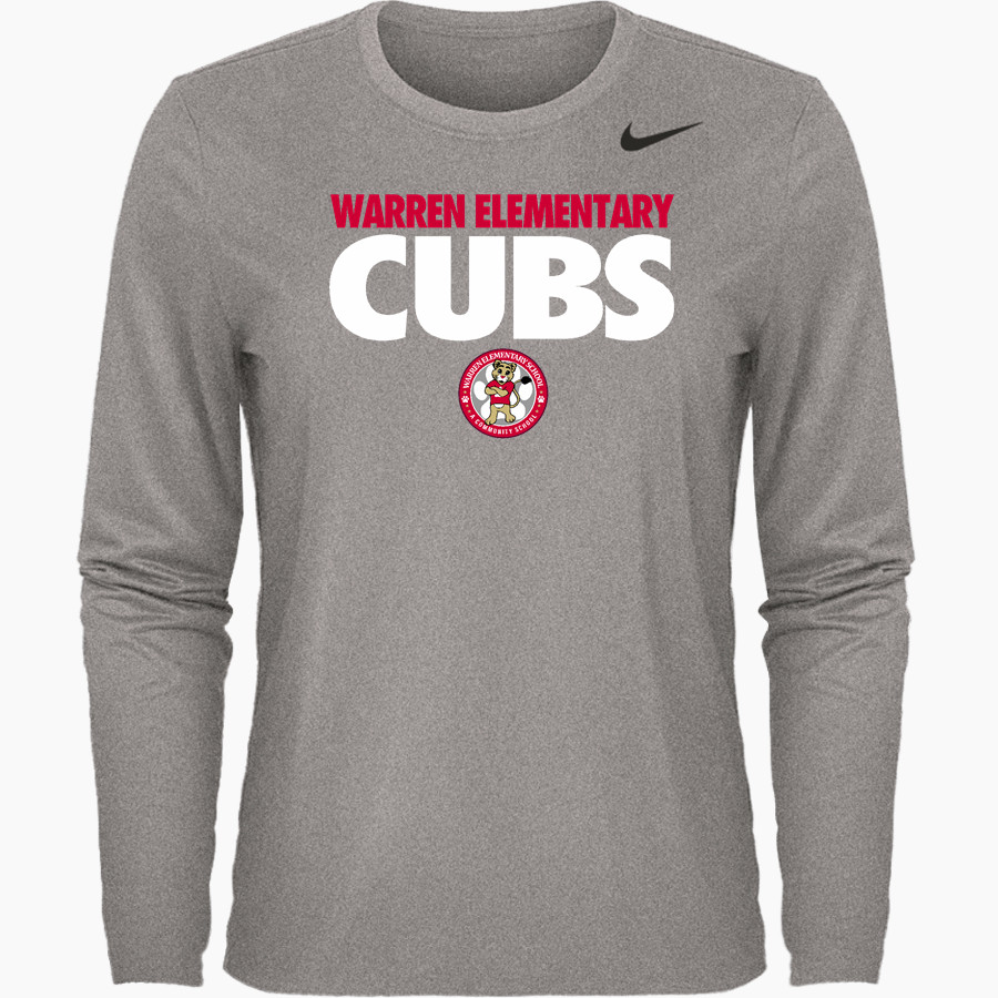 Warren Elementary Cubs <span class="pdp-name-mascot">Warren Elementary School Cubs</span> Nike Women's Team Legend Long Sleeve Tee