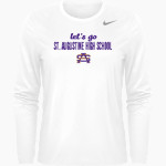 ST. AUGUSTINE HIGH SCHOOL PURPLE KNIGHTS Nike Women's Team Legend Long Sleeve Tee Front Thumbnail