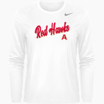 ATHENS HIGH SCHOOL RED HAWKS <span class="pdp-name-mascot">ATHENS RED HAWKS</span> Nike Women's Team Legend Long Sleeve Tee Front Thumbnail