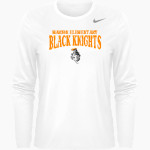 Marion Elementary Black Knights Nike Women's Team Legend Long Sleeve Tee Front Thumbnail