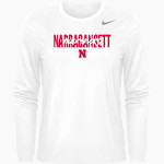 NARRAGANSETT HIGH SCHOOL MARINERS Nike Women's Team Legend Long Sleeve Tee Front Thumbnail