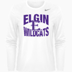 ELGIN HIGH SCHOOL WILDCATS <span class="pdp-name-mascot">ELGIN WILDCATS</span> Nike Women's Team Legend Long Sleeve Tee Front Thumbnail
