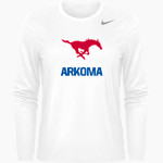 ARKOMA HIGH SCHOOL MUSTANGS <span class="pdp-name-mascot">ARKOMA MUSTANGS</span> Nike Women's Team Legend Long Sleeve Tee Front Thumbnail