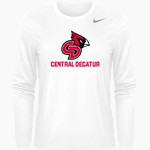 Central Decatur Cardinals Nike Women's Team Legend Long Sleeve Tee Front Thumbnail