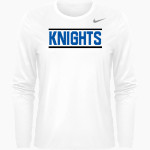 WINDSOR ACADEMY KNIGHTS <span class="pdp-name-mascot">WINDSOR ACADEMY KNIGHTS</span> Nike Women's Team Legend Long Sleeve Tee Front Thumbnail