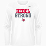 WILLIAM B TRAVIS HIGH SCHOOL REBELS <span class="pdp-name-mascot">WILLIAM B TRAVIS REBELS</span> Nike Women's Team Legend Long Sleeve Tee Front Thumbnail