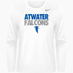ATWATER HIGH SCHOOL FALCONS Nike Women's Team Legend Long Sleeve Tee Front Thumbnail
