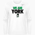 YORK HIGH SCHOOL DUKES <span class="pdp-name-mascot">YORK DUKES</span> Nike Women's Team Legend Long Sleeve Tee Front Thumbnail