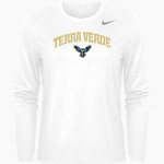 Terra Verde Discovery School Owls <span class="pdp-name-mascot">Terra Verde Discovery School</span> Nike Women's Team Legend Long Sleeve Tee Front Thumbnail