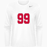 Baylor School Red Raiders Nike Women's Team Legend Long Sleeve Tee Front Thumbnail
