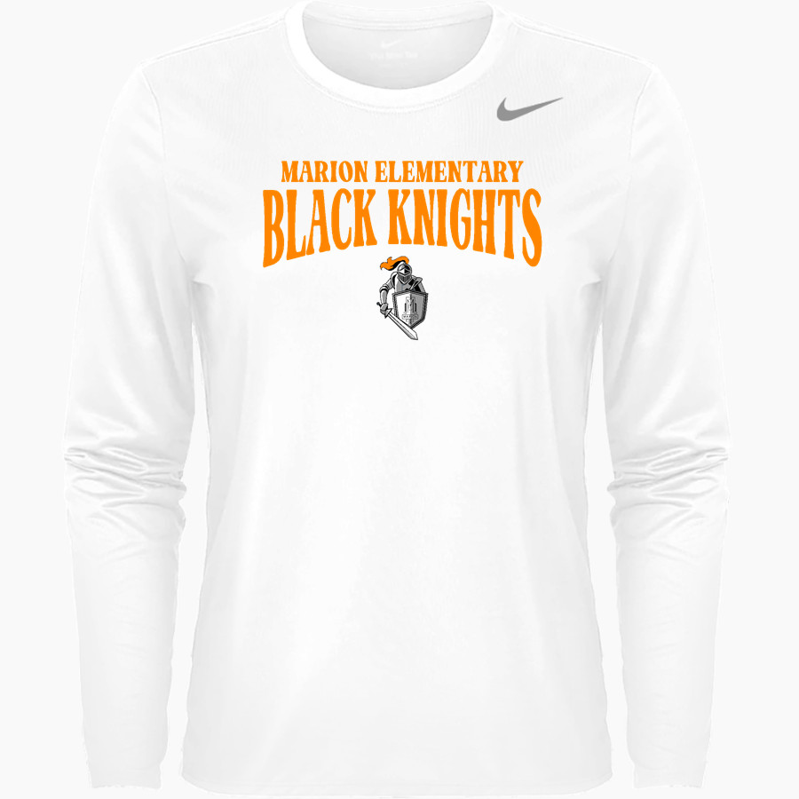 Marion Elementary Black Knights Nike Women's Team Legend Long Sleeve Tee