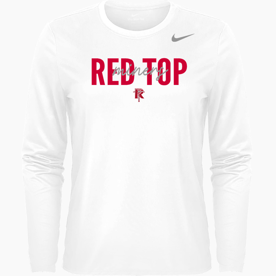 Red Top Miners <span class="pdp-name-mascot">Red Top MIners</span> Nike Women's Team Legend Long Sleeve Tee