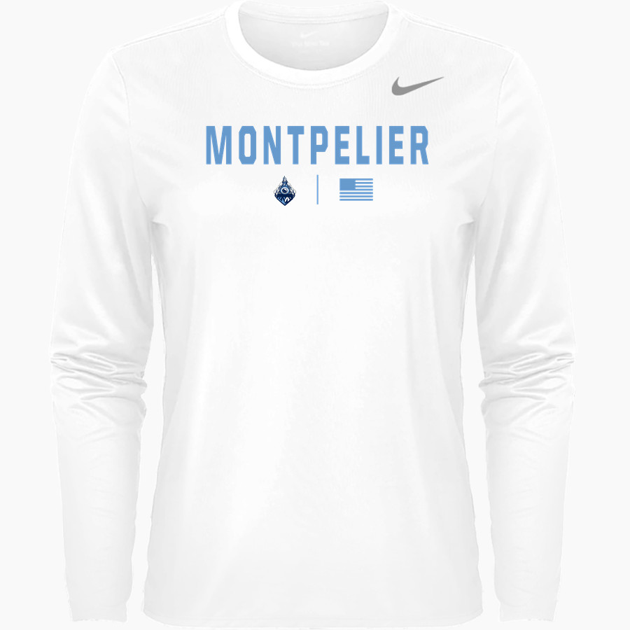 MONTPELIER HIGH SCHOOL LOCOMOTIVES <span class="pdp-name-mascot">MONTPELIER LOCOMOTIVES</span> Nike Women's Team Legend Long Sleeve Tee