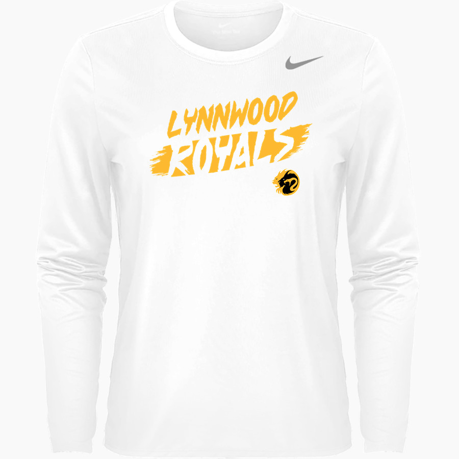 LYNNWOOD HIGH SCHOOL ROYALS <span class="pdp-name-mascot">LYNNWOOD ROYALS</span> Nike Women's Team Legend Long Sleeve Tee