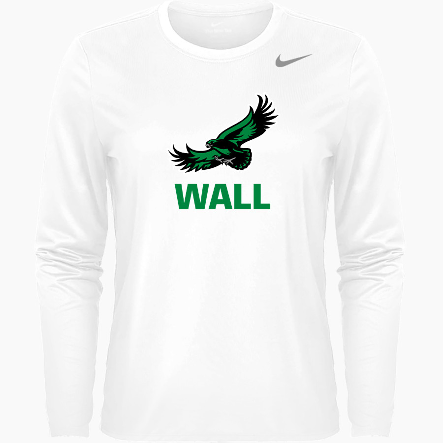 WALL HIGH SCHOOL HAWKS <span class="pdp-name-mascot">WALL HAWKS</span> Nike Women's Team Legend Long Sleeve Tee