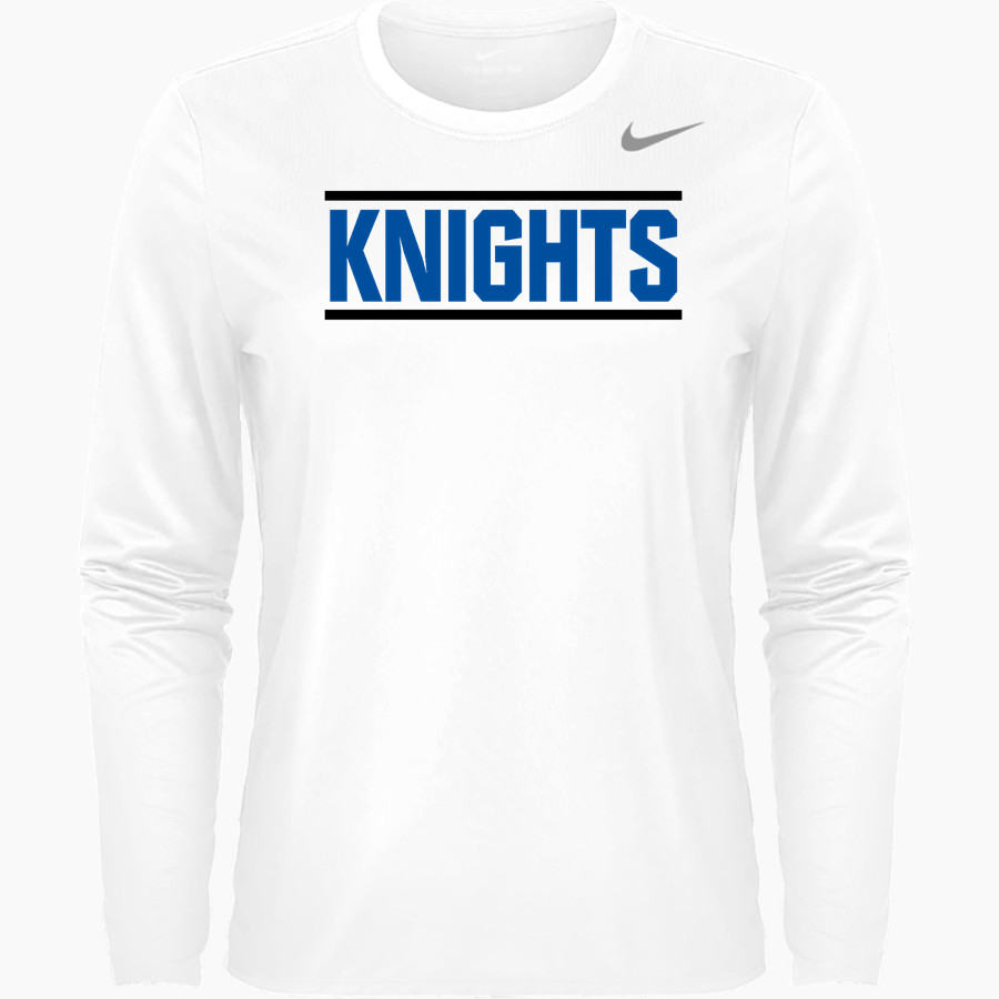 WINDSOR ACADEMY KNIGHTS <span class="pdp-name-mascot">WINDSOR ACADEMY KNIGHTS</span> Nike Women's Team Legend Long Sleeve Tee