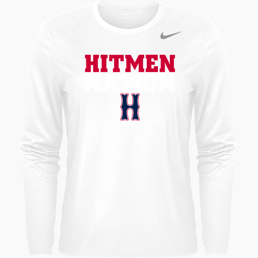 Hays Hitmen <span class="pdp-name-mascot">Hays Hitmen </span> Nike Women's Team Legend Long Sleeve Tee