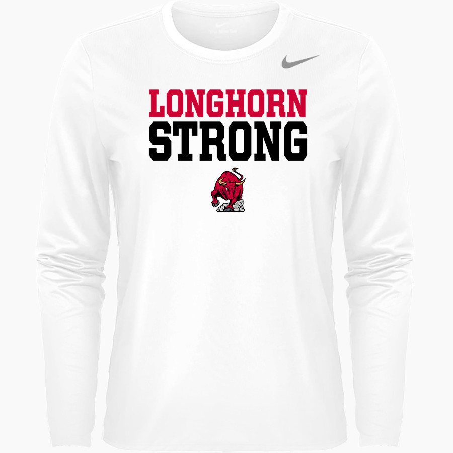 DOVER HIGH SCHOOL LONGHORNS Nike Women's Team Legend Long Sleeve Tee