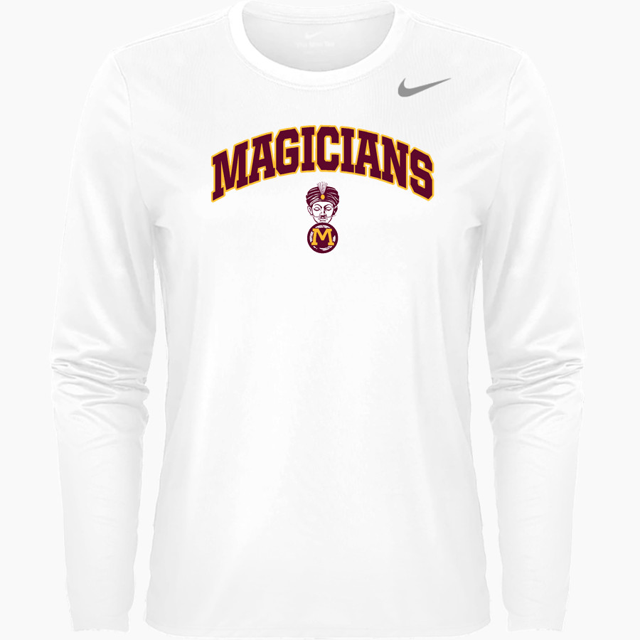 MINOT HIGH SCHOOL MAGICIANS <span class="pdp-name-mascot">MINOT MAGICIANS</span> Nike Women's Team Legend Long Sleeve Tee