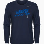 Warren Blue Devils <span class="pdp-name-mascot">Warren Blue Devils</span> Nike Women's Team Legend Long Sleeve Tee Front Thumbnail