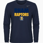 Rham Raptors <span class="pdp-name-mascot">Rham Sachems</span> Nike Women's Team Legend Long Sleeve Tee Front Thumbnail
