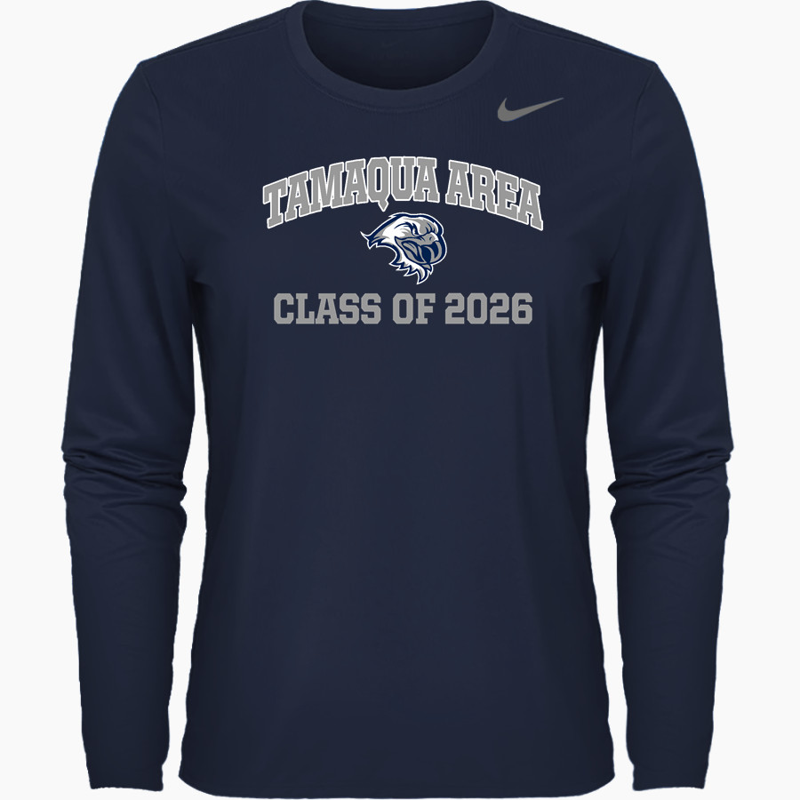 TAMAQUA AREA HIGH SCHOOL BLUE RAIDERS <span class="pdp-name-mascot">TAMAQUA AREA BLUE RAIDERS</span> Nike Women's Team Legend Long Sleeve Tee