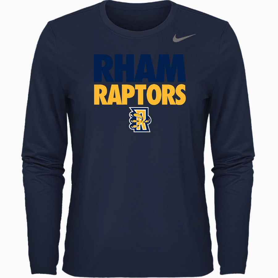 Rham Raptors <span class="pdp-name-mascot">Rham Sachems</span> Nike Women's Team Legend Long Sleeve Tee