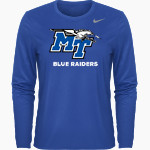 MTSU Blue Raiders <span class="pdp-name-mascot">MTSU Blue Raiders</span> Nike Women's Team Legend Long Sleeve Tee Front Thumbnail
