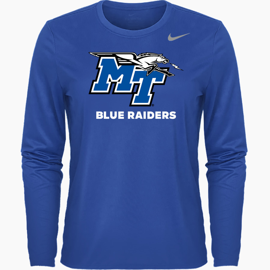 MTSU Blue Raiders <span class="pdp-name-mascot">MTSU Blue Raiders</span> Nike Women's Team Legend Long Sleeve Tee