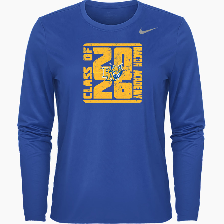 BACON ACADEMY BOBCATS <span class="pdp-name-mascot">BACON ACADEMY BOBCATS</span> Nike Women's Team Legend Long Sleeve Tee